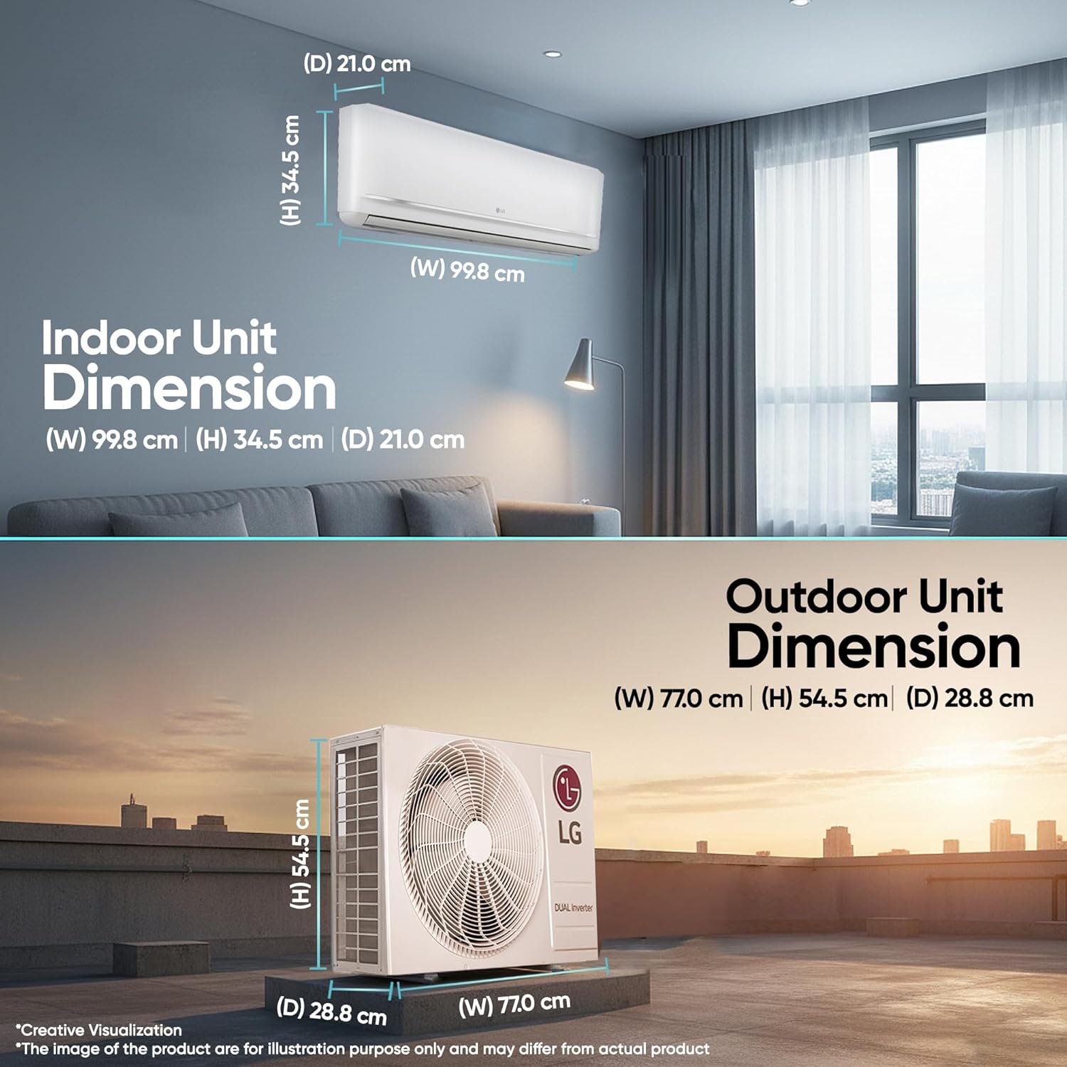 LG 1.5 Ton 3 Star,New star rated, Dual Inverter Split AC - Image 5