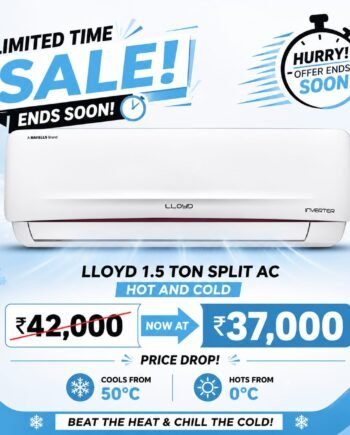 LLOYD 1.5 TON HOT AND COLD SPLIT AC